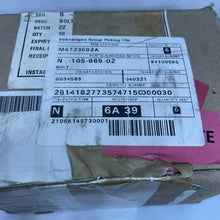 Load image into Gallery viewer, Genuine VW AUDI Passat Touareg Q7 B7 Hex Collared Bolt X4 N10586902