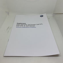 Load image into Gallery viewer, Genuine Volkswagen supplement technical park pilot book 6c4012720fa