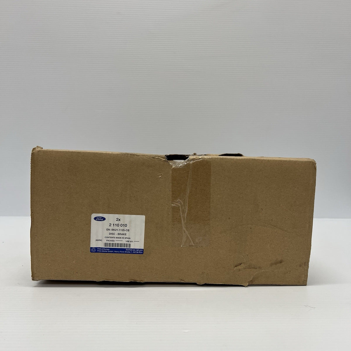 Genuine Ford Transit Custom Front Brake Discs X2 288mm 2016-2018 21100 ...