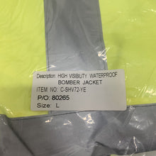 Load image into Gallery viewer, Energy Everywear HI-VIS BOMBER JACKET L SHV72
