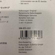Load image into Gallery viewer, Wheel Centre Caps VW ID.3 ID.4 ID.5 2020 On 10A071213 New Genuine Part