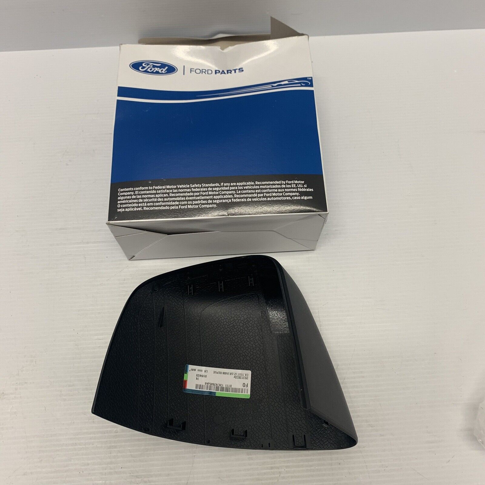 Ultimate Components Black Driver Side Wing Mirror Cover – Fits Ford Transit Connect 2018-2022 (Clip-On)