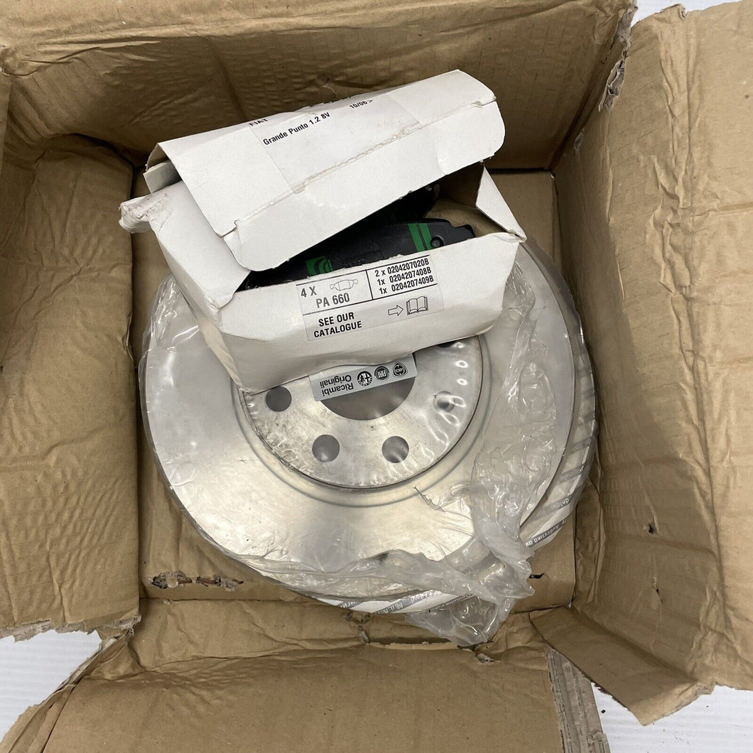 Genuine Fiat Grande Punto Front Brake Discs and Pads Kit 71769815