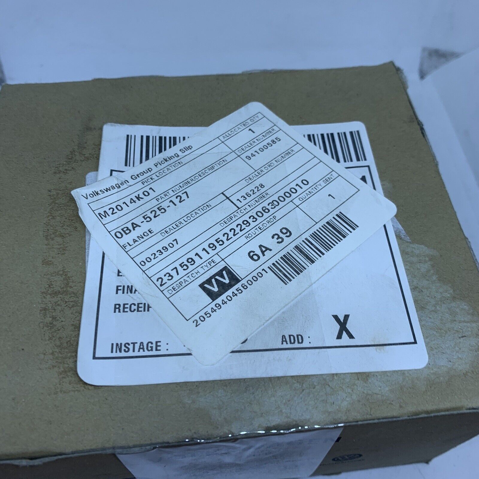 Genuine VW Crafter 0BA525127 – Genuine Parts Ltd