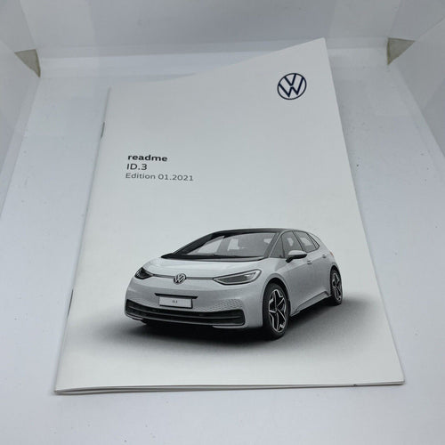 Genuin Volkswagen ID3 Edition 01.2021 Read Me Guide 10A012120AA