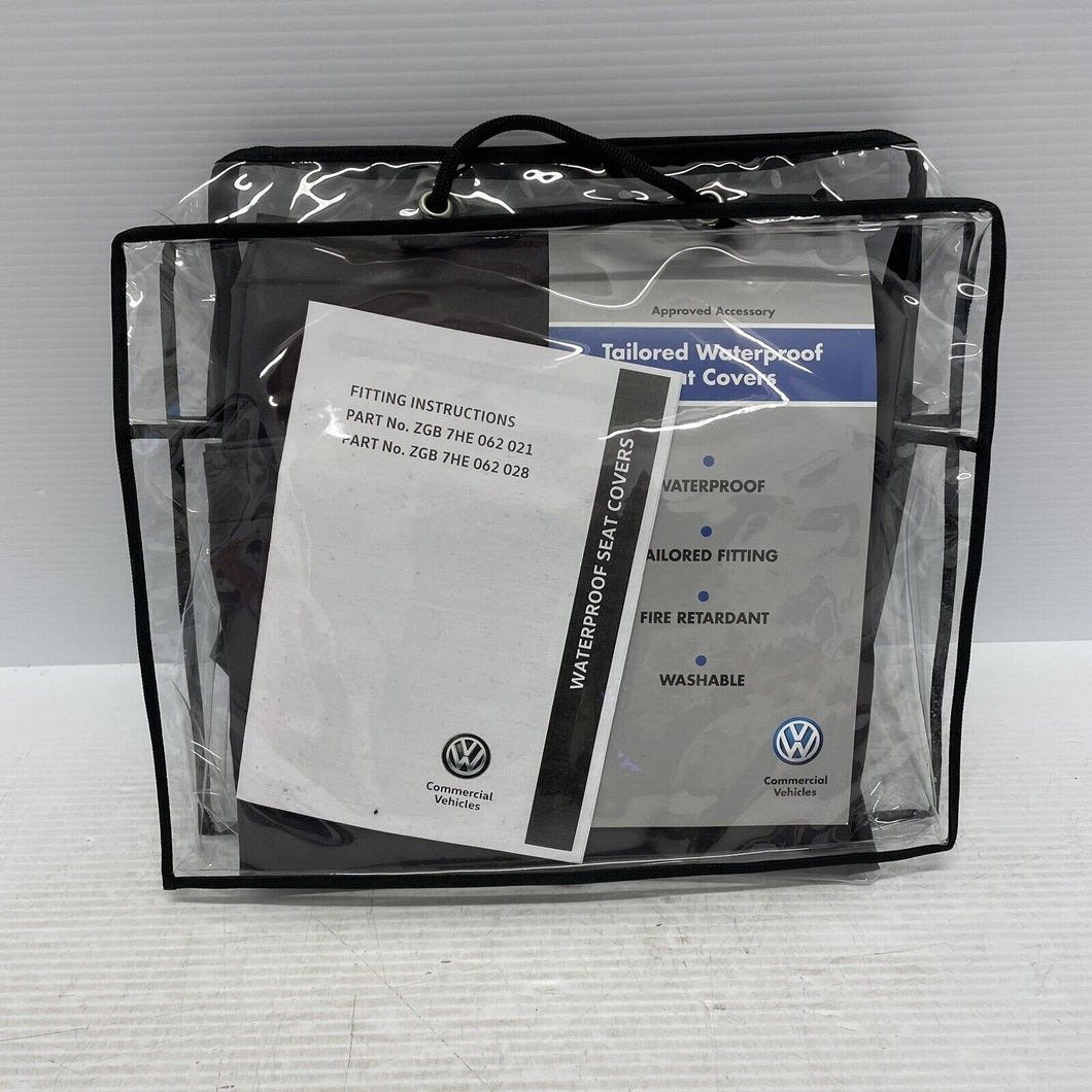 Genuine VW Transporter Waterproof Seat Cover (GREY) ZGB7HE062021 & ZGB7HE062028
