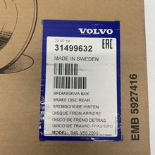 Load image into Gallery viewer, GENUINE VOLVO V50 S40 C30 C70 REAR BRAKE DISCS PAIR 31499632