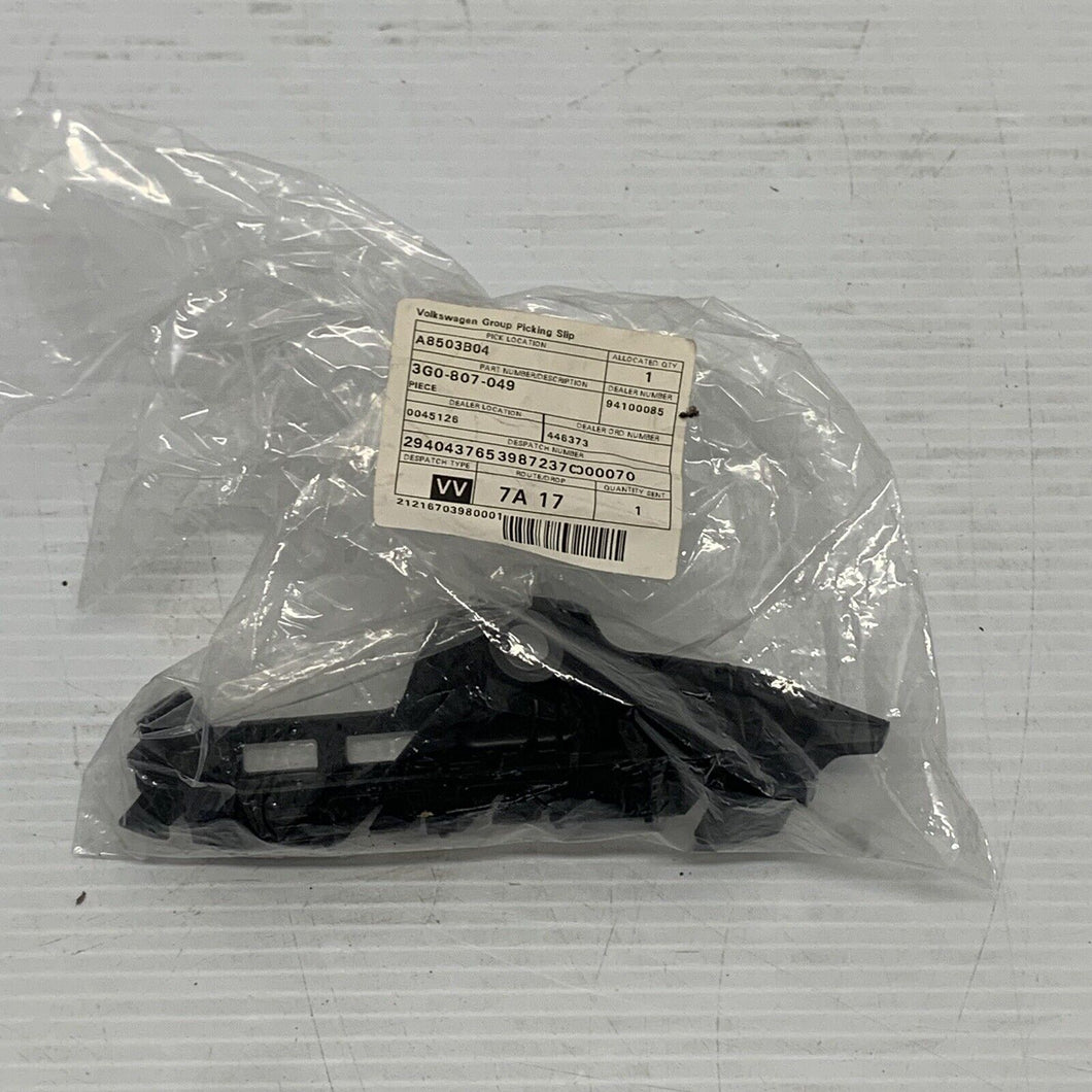 VW PASSAT B8 FRONT BUMPER BRACKET LEFT N/S NEW GENUINE OEM 3G0807049