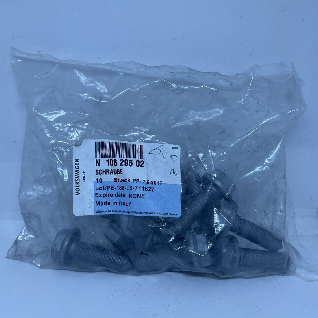 Audi A8 Q5 Q7 M10x35 Bolt New Genuine Pack of 10x N10629602