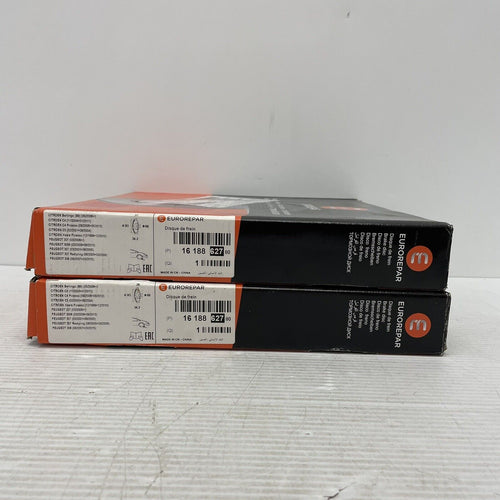 Genuine Eurorepar Front Brake Discs Pair 1618862780