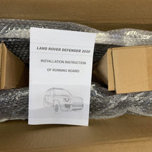 Load image into Gallery viewer, FOR LAND ROVER DEFENDER 110 L663 2020 ON OE STYLE SIDE STEPS PAIR  IN BLACK