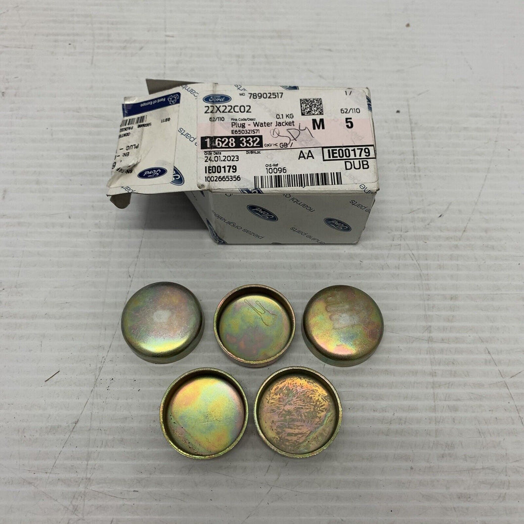 Genuine Ford 1628332 PLUG WATER JACKET x5