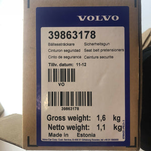 Genuine Volvo Seat Belt Centre V70 Xc70 08- Brand New 39863178