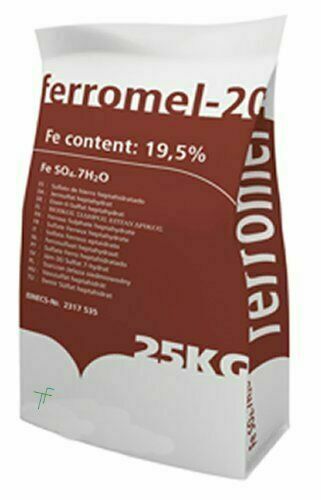 Iron Sulphate 25KG BAG of Lawn Conditioner, Moss Killer and Lawn Feed