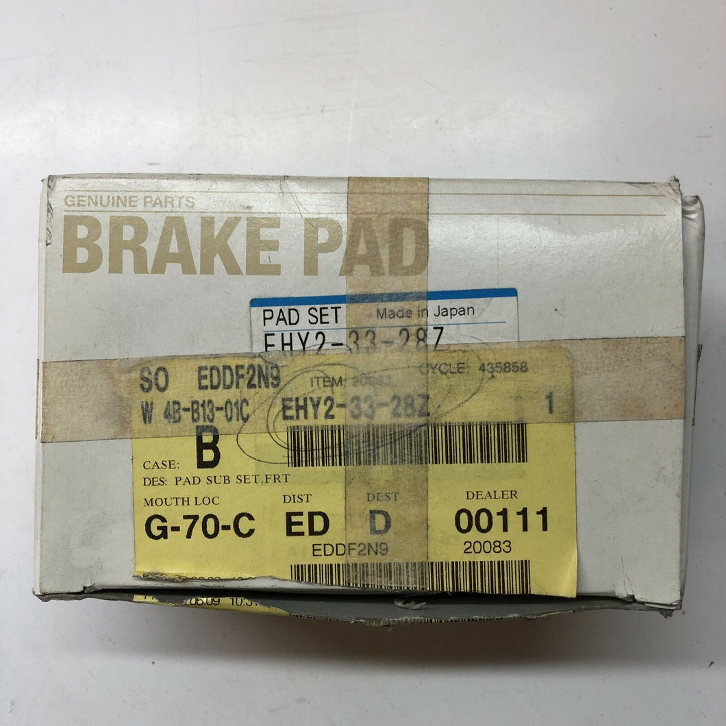 Mazda CX7 (ER) With Auto Transmission Front Brake Pads EHY2-33-28Z Genuine Part