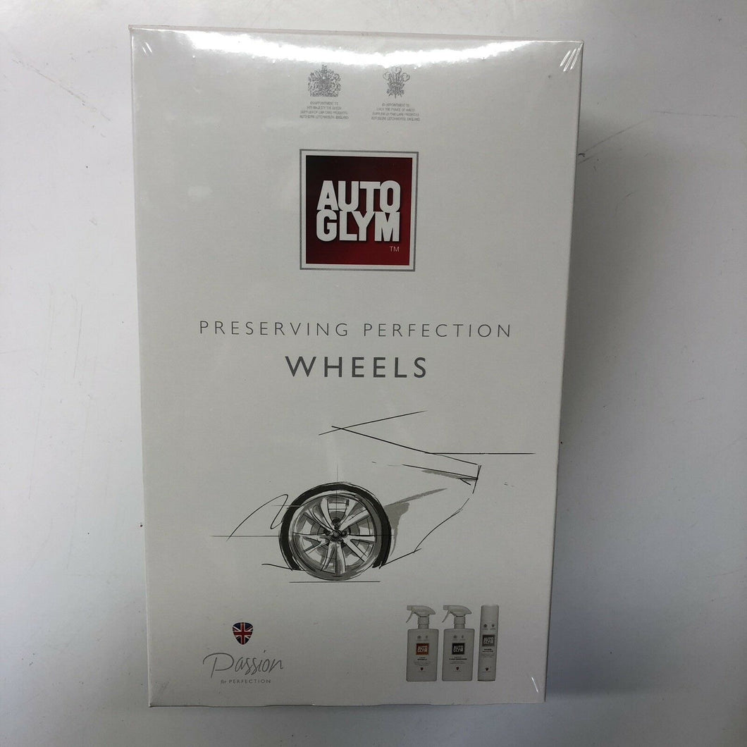 Autoglym Perfect Wheels Collection Gift Kit Cleaning Polish Protect Car Care