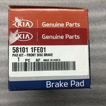 Load image into Gallery viewer, Genuine Kia Sportage Front Brake Pads 581011FE01
