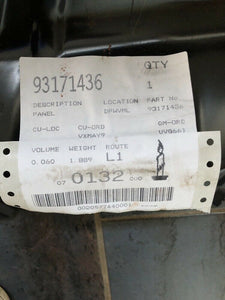 Genuine Vauxhall Vectra C 02-08 Rear Boot Panel Lower 93171436
